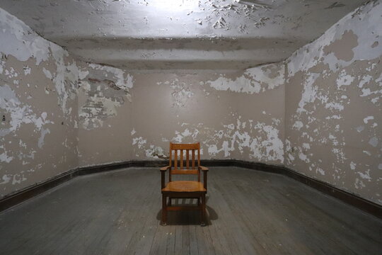 Scenes from the Ohio State Reformatory in Mansfield near Columbus, Ohio, where the Shawshank Redemption movie was filmed	