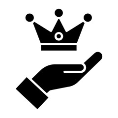 Premium Service Glyph Icon