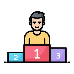 Leader Line Color Icon