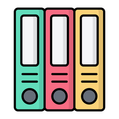 Binder Line Color Icon