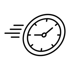 Fast Time Line Icon