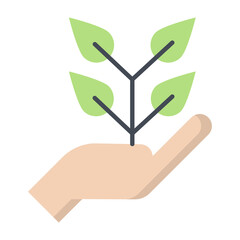 Obraz premium Eco Saving Flat Icon