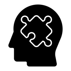 Personal Solution Glyph Icon