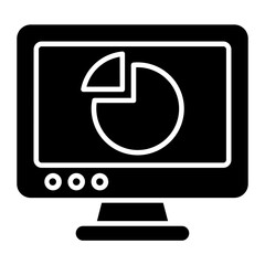 Monitoring Project Glyph Icon