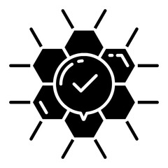 Pattern Recognition Glyph Icon