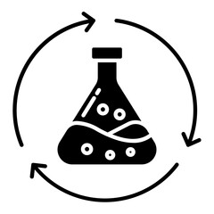Chemistry Experiment  Glyph Icon