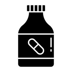 Obraz premium Drugs Glyph Icon