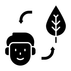 Symbiosis Glyph Icon