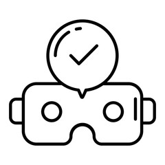 Protective Wear Line Icon