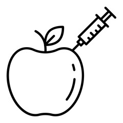 Genetical Fruit Line Icon
