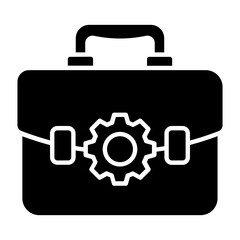 Fototapeta premium Service Case Glyph Icon