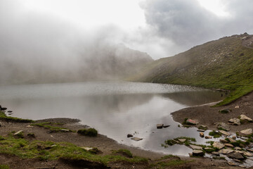 Salzata (Tear) lake in Rila mountains, Bulgaria