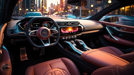 Revamped Classics: Experience the Timeless Allure of Vintage Car Interiors, generative AI