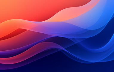 Fototapeta premium Gradient abstract style wireframe background