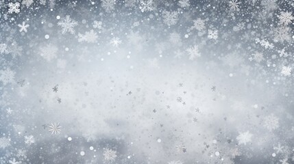 Obraz premium Snow flakes abstract christmas background