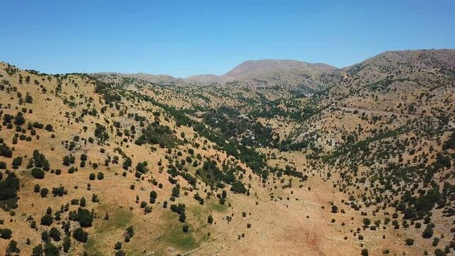 Mount Hermon wadi arar Aerial view