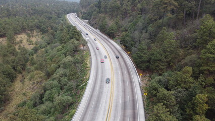 Fototapeta premium Mexico Puebla Higway