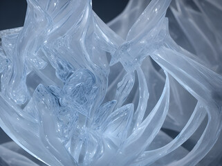abstract glass texture made in 3d