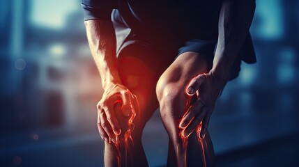 Arthritis osteoarthritis chronic Knee pain, aching Inflamed Prosthetic Joint Implant Replacement