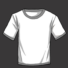 white t shirt for design logo