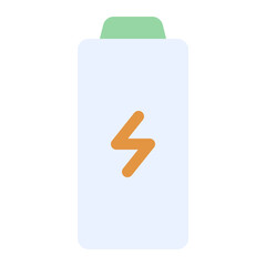 Obraz premium charge icon in flat style
