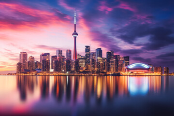 Obraz premium Toronto Canada travel destination. Tour tourism exploring.