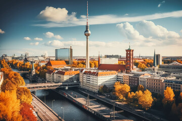 Berlin travel destination. Tour tourism exploring.