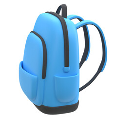 3d School Backpack icon