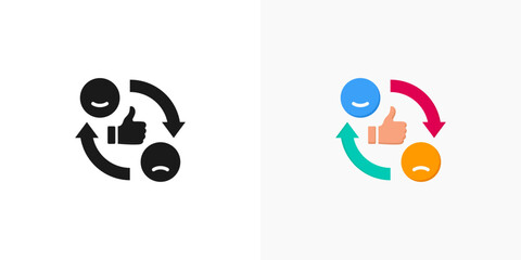 Product review icon vector or Product review symbol vector isolated in flat style. Best Product review icon vector for business design element. Product review symbol for mobile apps, websites, and mor © Ind studio