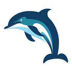 blue dolphin design