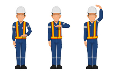 worker is presenting high,average,low