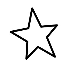 Obraz premium Sparkling star icon