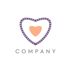 Heart logo design, community logo, abstract logo, baby logo