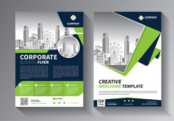 Cover design template corporate business annual report brochure poster company profile catalog magazine flyer booklet leaflet.