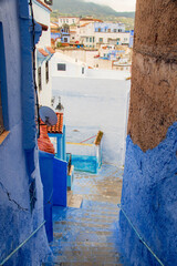 narrow street in island