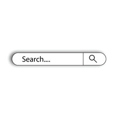 A magnifying glass search button and a microphone icon for voice search in the search bar.