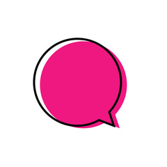 Bubble comic speech set, great design for any purposes. Sticker design