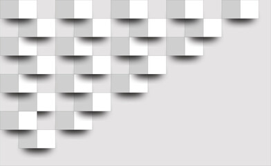 Abstract 3d  Square Background 