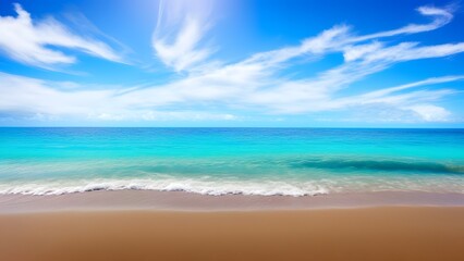 Obraz premium beach with palm trees