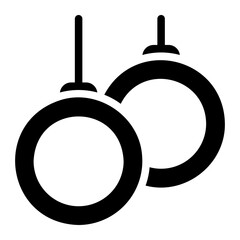 rings glyph icon