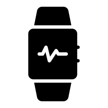 pulsometer glyph icon