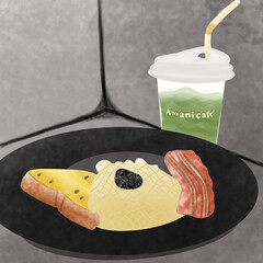 chip cookies and milk