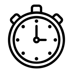 chronometer line icon