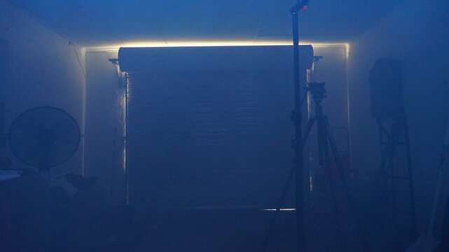 BTS shots of a local short film production callled "Come back later"