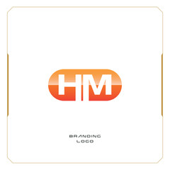HM Letter H Combination Monogram Logo