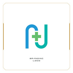 N letter vector trademark brand logo