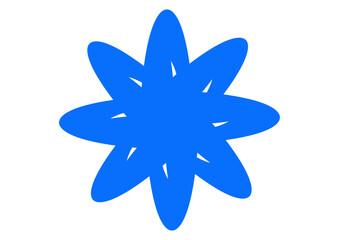 snowflake on white background