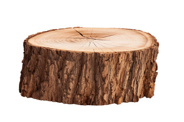 Stump isolated on transparent background