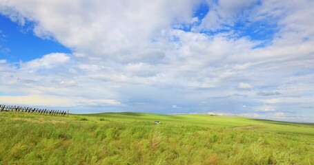 Hulunbuir Grassland, is a world famous natural pasture, is one of the world's four grasslands, known as the world's best grassland.