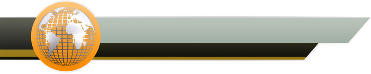 Digital png illustration of globe with abstract shapes on transparent background